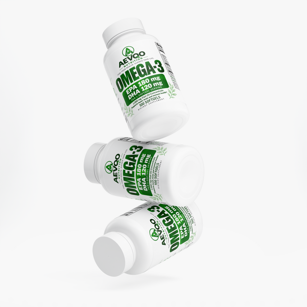 AEVQO Omega-3 EPA 180mg + DHA 120mg