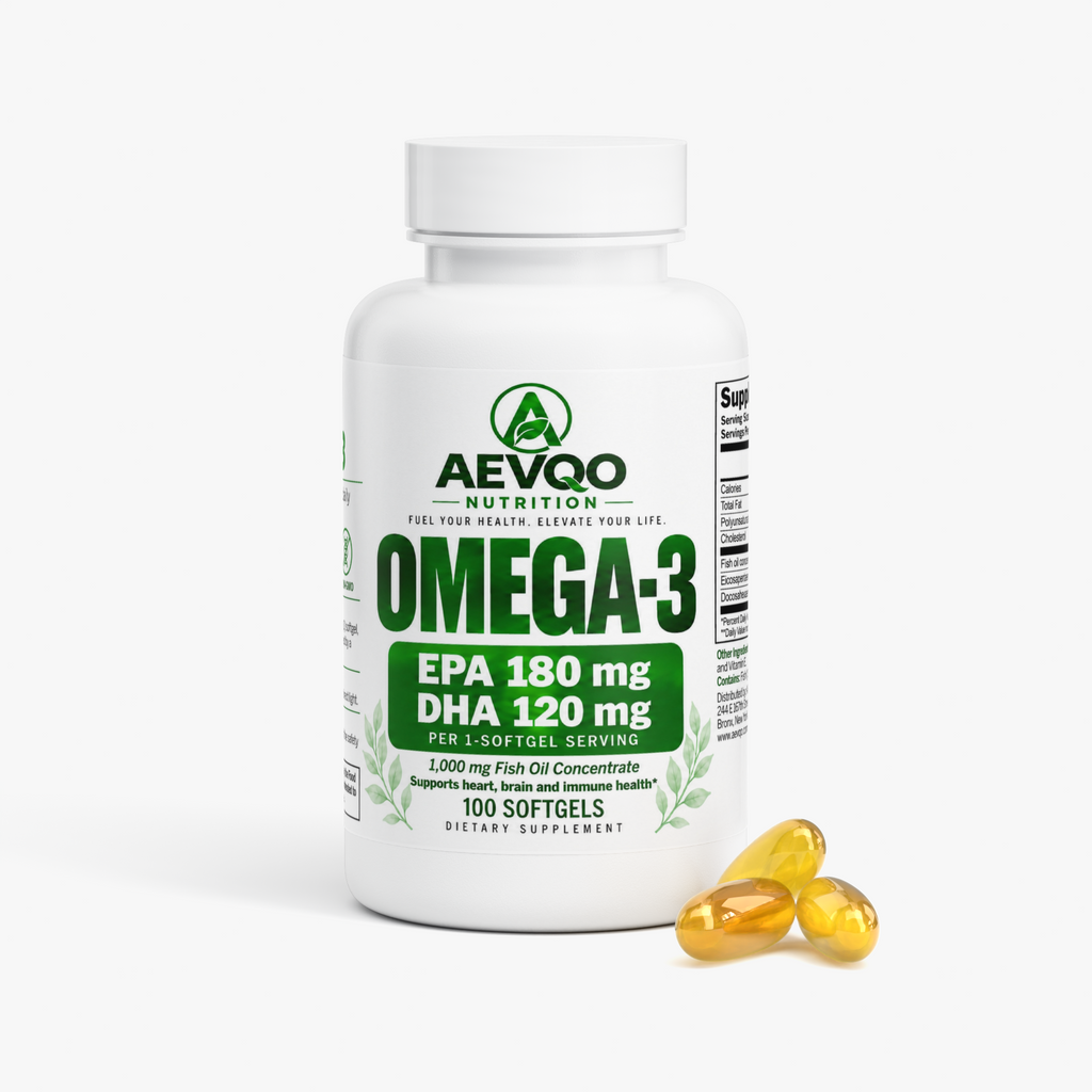 AEVQO Omega-3 EPA 180mg + DHA 120mg