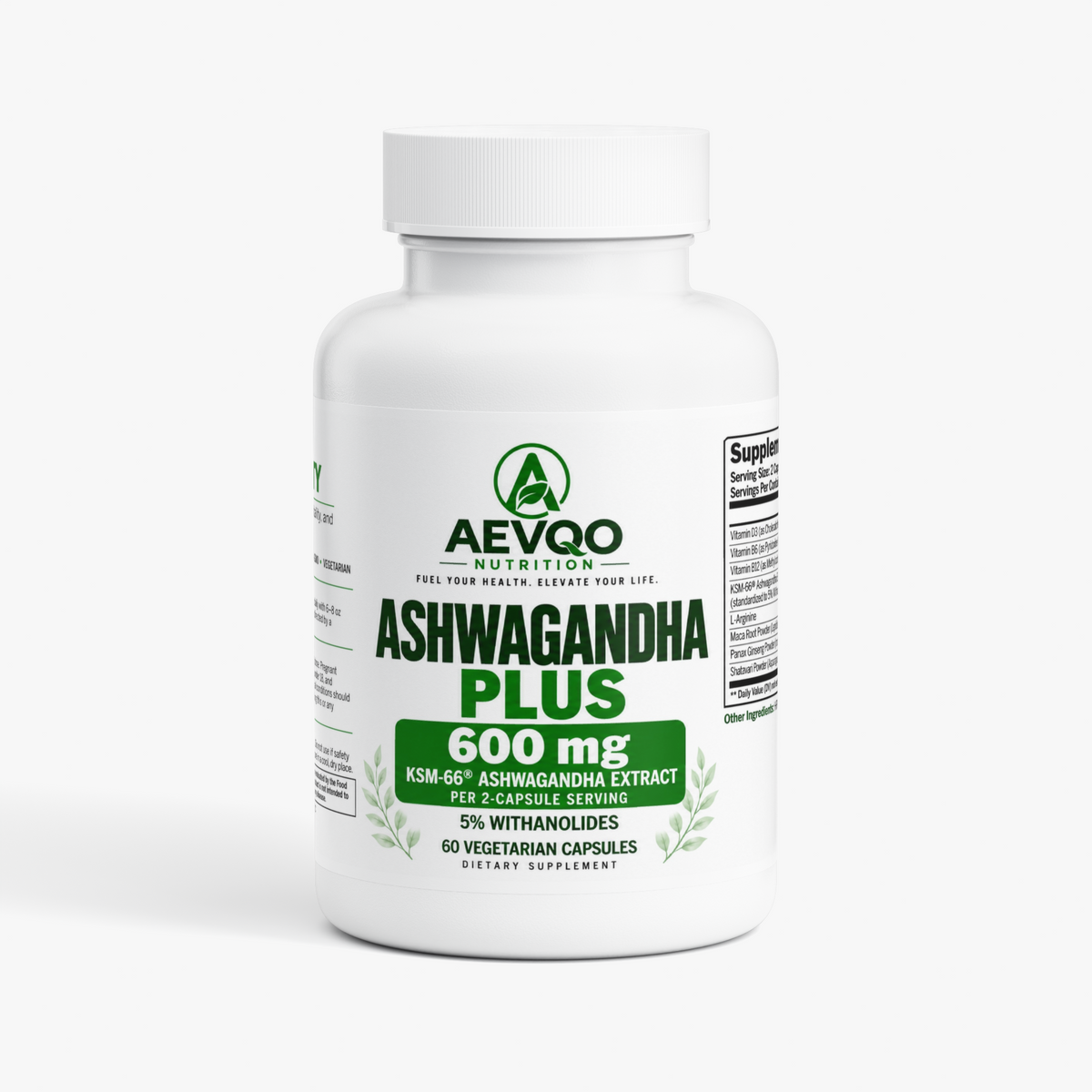AEVQO Ashwagandha Plus 600 mg
