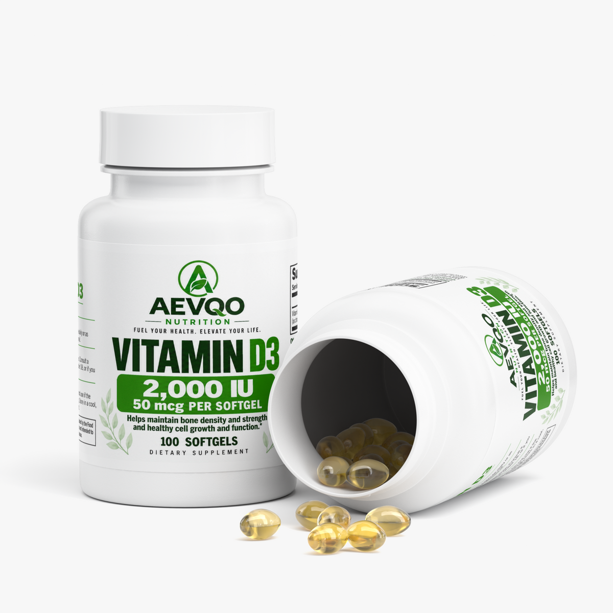 AEVQO Vitamin  D3 2,000 IU