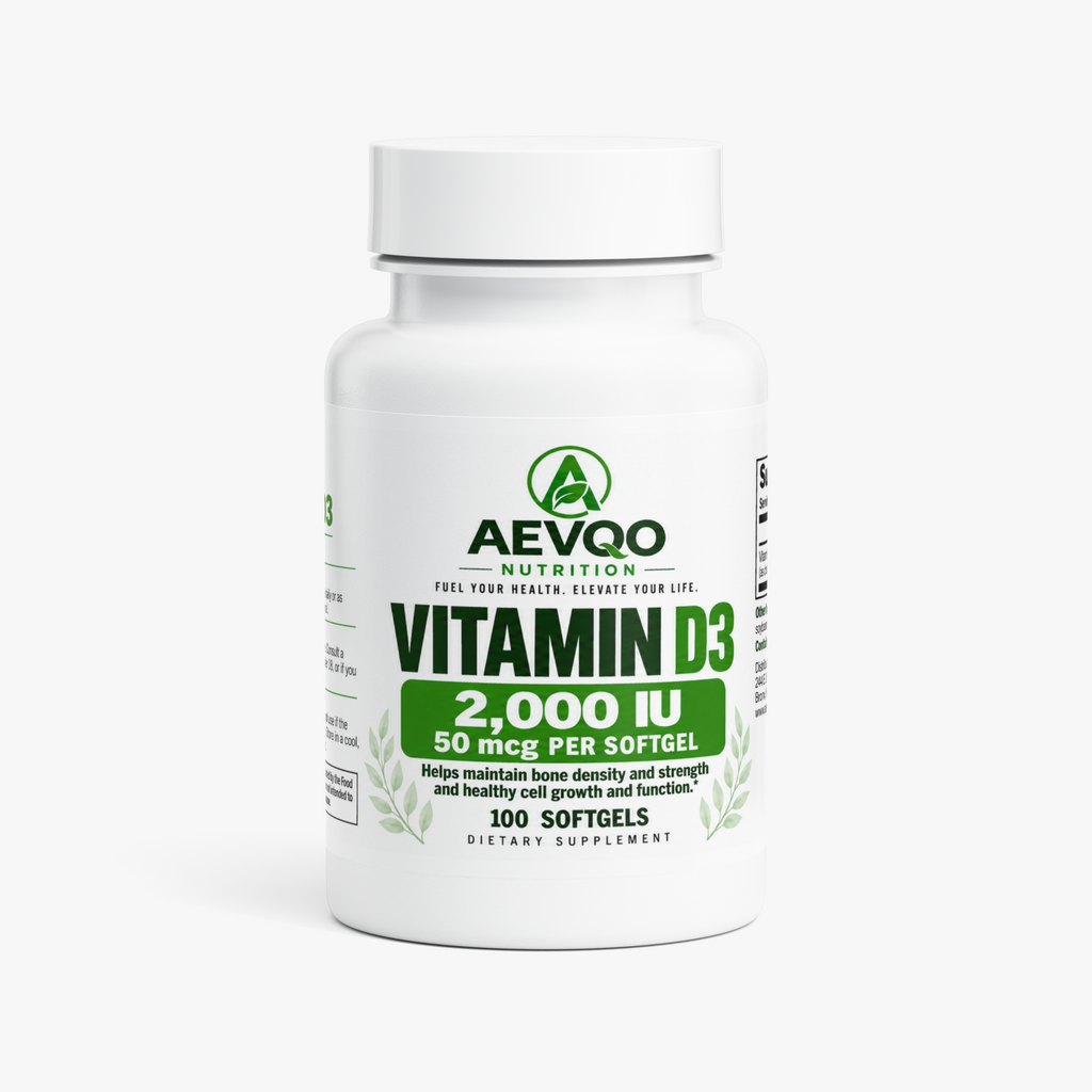 AEVQO Vitamin  D3 2,000 IU