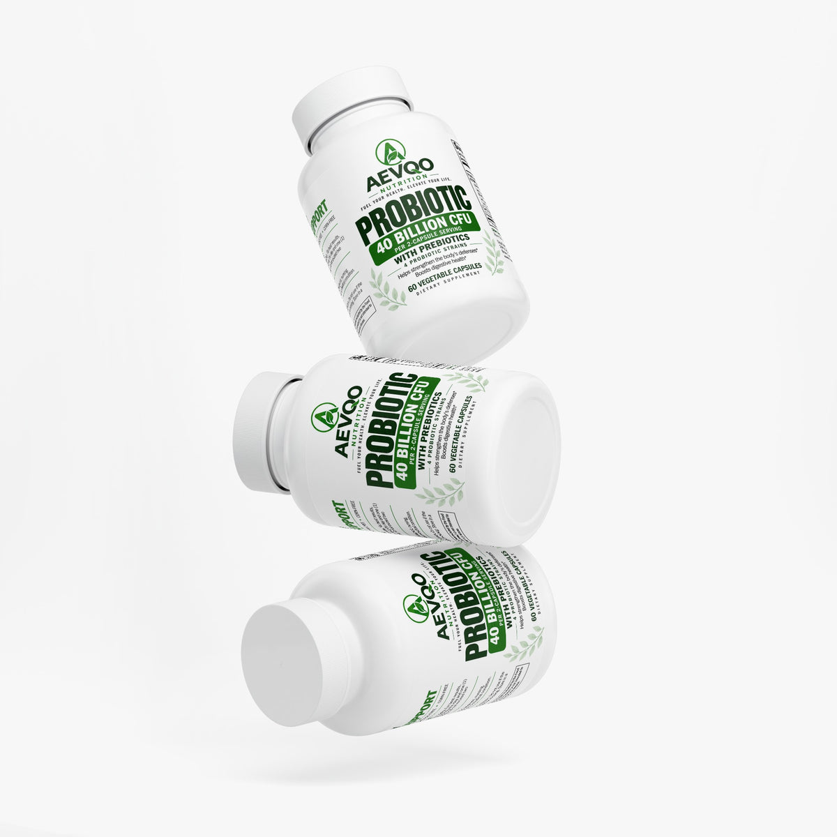 AEVQO Probiotic 40 Billion with Prebiotics
