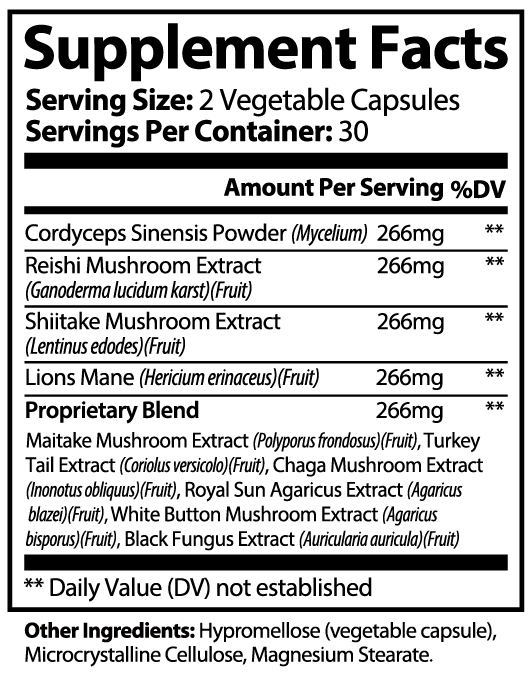 AEVQO Mushroom Complex 10 X
