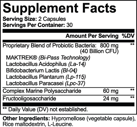 AEVQO Probiotic 40 Billion with Prebiotics